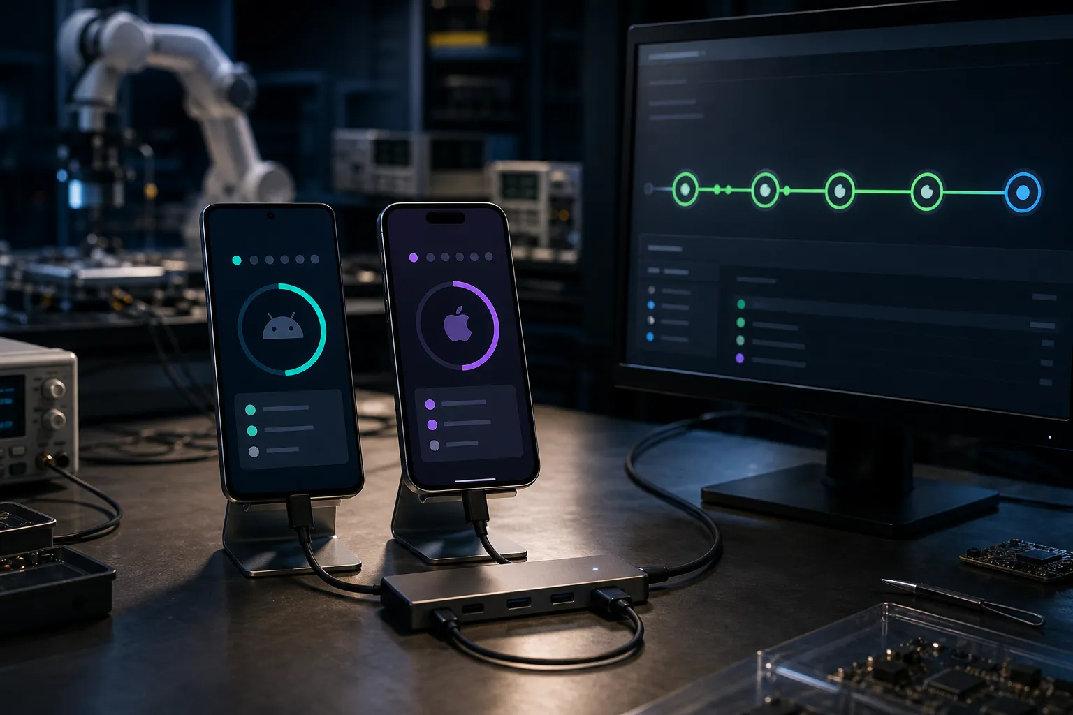 Ship faster with 7 CI/CD patterns for mobile testing: precise triggers, parallel devices, deterministic drivers, gated merges, rich artifacts, and fast feedback.